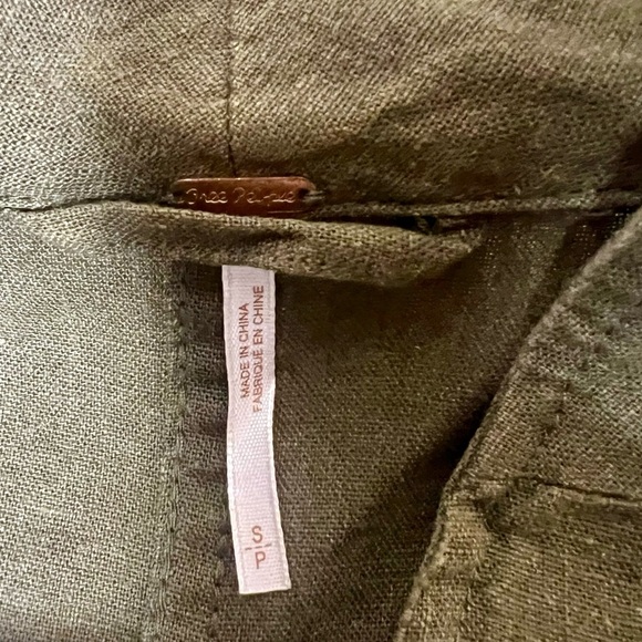 Free People Linen Blazer - Picture 11 of 13